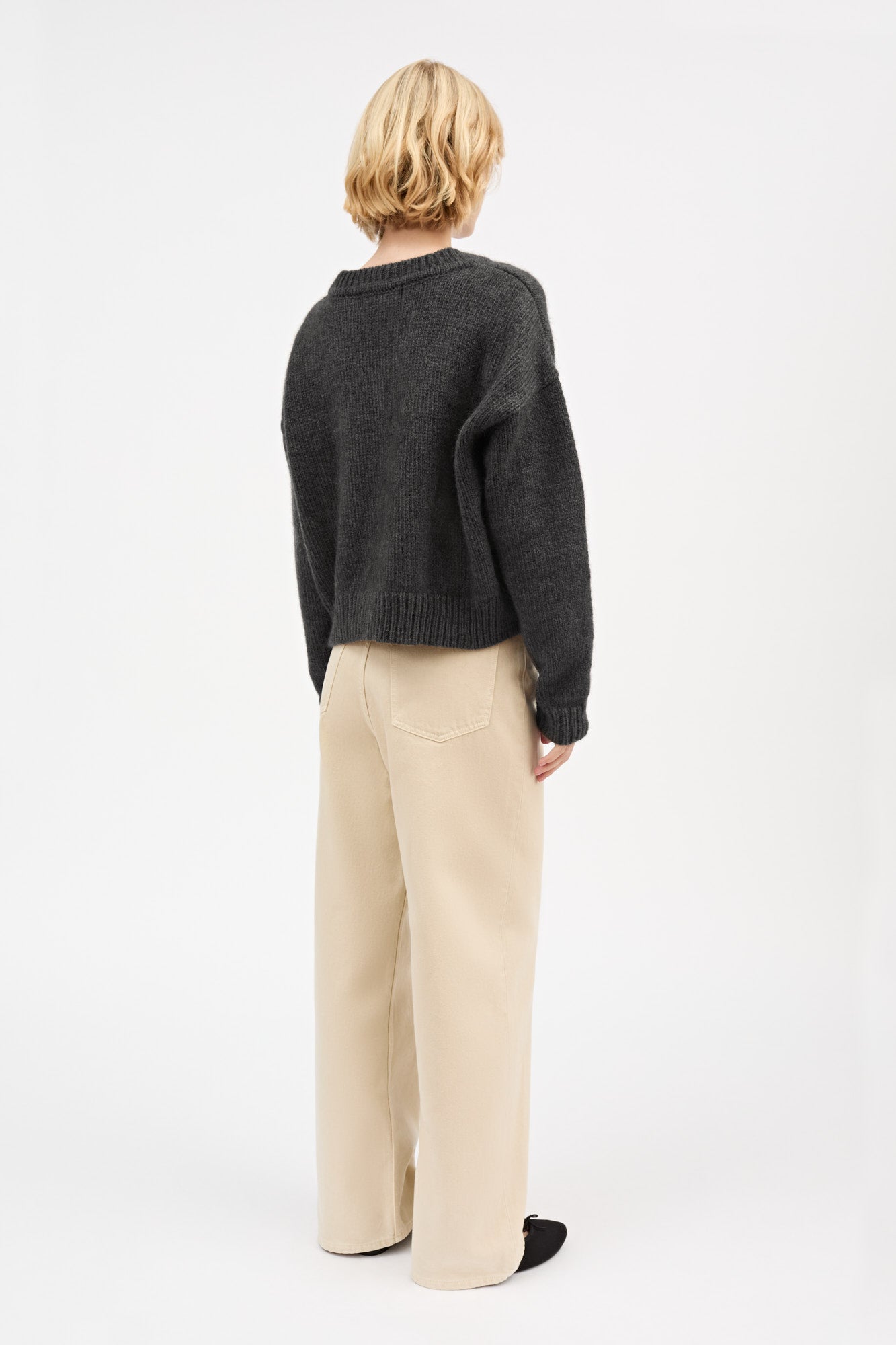 Skall Studio Elly jumper Knit Dark grey